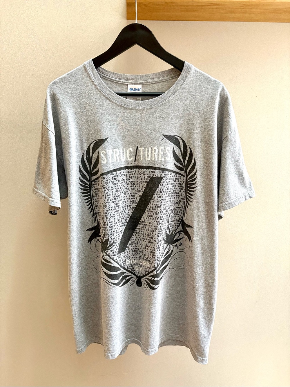 Structures 2011 Divided By/Encounter t-shirt Deathcore Metalcore Volumes